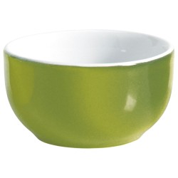 Μπωλ dip μεγάλο πορσελάνης 7cm με ύψος 4cm σε χρώμα βεραμάν