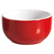 Μπωλ dip μεγάλο πορσελάνης 7cm με ύψος 4cm σε χρώμα κόκκινο