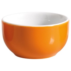 Μπωλ dip μεγάλο πορσελάνης 7cm με ύψος 4cm σε χρώμα πορτοκαλί
