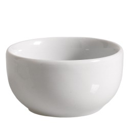 Μπωλ dip μεγάλο πορσελάνης 7cm με ύψος 4cm σε χρώμα λευκό