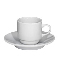 Φλυτζάνι πορσελάνης για espresso Alba χωρίς πιάτο σε χρώμα λευκό