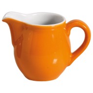 Κρεμιέρα μικρή πορσελάνης σε χρώμα πορτοκαλί