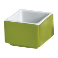 Μπώλ τετράγωνο διαστάσεων 5x5xY4cm σε χρώμα βεραμάν