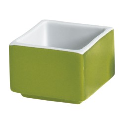 Μπώλ τετράγωνο διαστάσεων 5x5xY4cm σε χρώμα βεραμάν