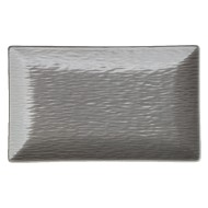 Πιατέλα παραλληλόγραμμη διαστάσεων 30x20cm σε χρώμα γκρι - ματ Relief Πιατέλα παραλληλόγραμμη διαστάσεων 30x20cm σε χρώμα γκρι - ματ Relief