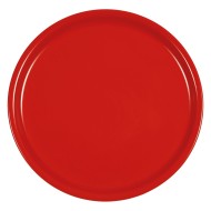 Πιατέλα στρογγυλή διαμέτρου 33cm σε χρώμα κόκκινο - ματ