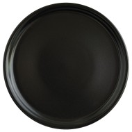 Πιατέλα στρογγυλή διαμέτρου 33cm σε χρώμα μαύρο - ματ