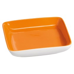 Πιατάκι τετράγωνο διαστάσεων 9x9cm σε χρώμα πορτοκαλί
