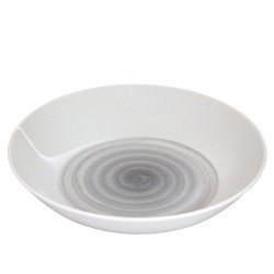 Πιάτο βαθύ διαστάσεων 20,5cm σε χρώμα γκρι