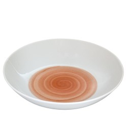 Πιάτο βαθύ διαστάσεων 20,5cm σε χρώμα πορτοκαλί