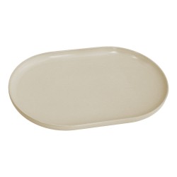 Πιάτο οβάλ διαστάσεων 20x13cm md. Nordic σε χρώμα μπεζ - ματ