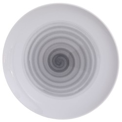 Πιάτο ρηχό διαστάσεων 26cm σε χρώμα γκρι