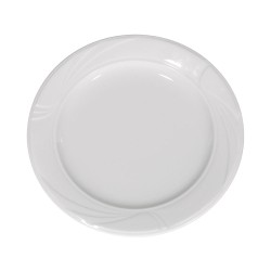 Πιάτο ρηχό πορσελάνης της σειράς Nefeli διαμέτρου 18,5cm