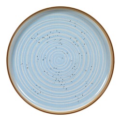 Πιάτο ρηχό πορσελάνης Spira Blue διαμέτρου 20cm