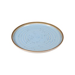 Πιάτο ρηχό πορσελάνης Spira Blue διαμέτρου 32cm