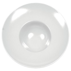 Πιάτο σπαγγέτι πορσελάνης διαμέτρου 28cm σε χρώμα λευκό - ματ