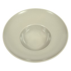 Πιάτο σπαγγέτι πορσελάνης διαμέτρου 28cm σε χρώμα μπεζ - ματ