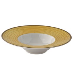 Πιάτο πορσελάνης για σπαγγέτι διαστάσεων 28cm της σειράς Yellow