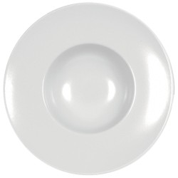 Πιάτο σπαγγέτι - ριζότο διαμέτρου 25cm σε χρώμα λευκό - ματ 