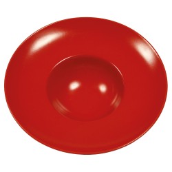 Πιάτο σπαγγέτι - ριζότο διαμέτρου 25cm σε χρώμα κόκκινο