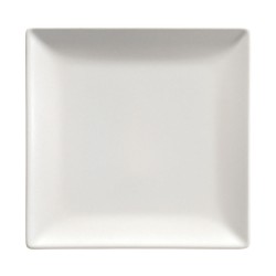 Πιάτο τετράγωνο διαστάσεων 16x16cm σε χρώμα λευκό - ματ