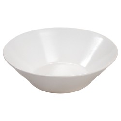 Σαλατιέρα στρογγυλή διαμέτρου 24cm σε χρώμα άσπρο - ματ της σειράς Elite