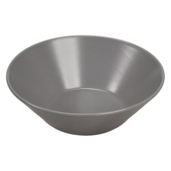 Σαλατιέρα στρογγυλή διαμέτρου 24cm σε χρώμα γκρι - ματ της σειράς Elite