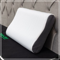 Μαξιλάρι Ύπνου Αυχενικό διαστάσεων 40x60x10cm εργονομικό με Memory Foam