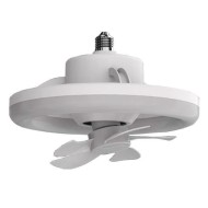 Ανεμιστήρας 10W Φ26 βιδωτός σε Ε27 30W με φωτισμό LED DIMMABLE 1957lm σε λευκό χρώμα τηλεχειριζόμενος Ανεμιστήρας 10W Φ26 βιδωτός σε Ε27 30W με φωτισμό LED DIMMABLE 1957lm σε λευκό χρώμα τηλεχειριζόμενος