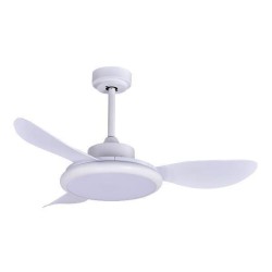 Ανεμιστήρας οροφής σε λευκό χρώμα 35W Φ107cm με LED DIMMABLE φωτισμό 32W τηλεχειριστήριο 6 ταχύτητες & 3 φτερωτές Ανεμιστήρας οροφής σε λευκό χρώμα 35W Φ107cm με LED DIMMABLE φωτισμό 32W τηλεχειριστήριο 6 ταχύτητες & 3 φτερωτές