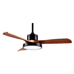 Ανεμιστήρας οροφής Φ122cm 35W σε μαύρο και ξύλο με LED 32W DIMMABLE φωτισμό & τηλεχειριστήριο με 6 ταχύτητες Ανεμιστήρας οροφής Φ122cm 35W σε μαύρο και ξύλο με LED 32W DIMMABLE φωτισμό & τηλεχειριστήριο με 6 ταχύτητες