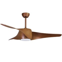 Ανεμιστήρας οροφής Φ132cm με 3 φτερωτές 35W με LED 20W DIMMABLE τηλεχειριστήριο & χρονοδιακόπτη σε καφέ χρώμα Ανεμιστήρας οροφής Φ132cm με 3 φτερωτές 35W με LED 20W DIMMABLE τηλεχειριστήριο & χρονοδιακόπτη σε καφέ χρώμα