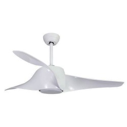 Ανεμιστήρας οροφής Φ132cm με 3 φτερωτές 35W με LED 20W DIMMABLE τηλεχειριστήριο & χρονοδιακόπτη σε λευκό χρώμα Ανεμιστήρας οροφής Φ132cm με 3 φτερωτές 35W με LED 20W DIMMABLE τηλεχειριστήριο & χρονοδιακόπτη σε λευκό χρώμα