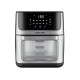 Φριτέζα αέρος-Air fryer 12L 1800W με 10 έξυπνα προεπιλεγμένα προγράμματα παράθυρο και αξεσουάρ σε μαύρο χρώμα με inox Φριτέζα αέρος-Air fryer 12L 1800W με 10 έξυπνα προεπιλεγμένα προγράμματα παράθυρο και αξεσουάρ σε μαύρο χρώμα με inox