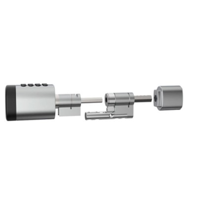 Bluetooth έξυπνος κύλινδρος με ψηφιακό πληκτρολόγιο και δαχτυλικό αποτύπωμα LILIWISE C1 V.A 65 σε ασημί χρώμα για πόρτες πάχους 70~90mm Bluetooth έξυπνος κύλινδρος με ψηφιακό πληκτρολόγιο και δαχτυλικό αποτύπωμα LILIWISE C1 V.A 65 σε ασημί χρώμα για πόρτες πάχους 70~90mm