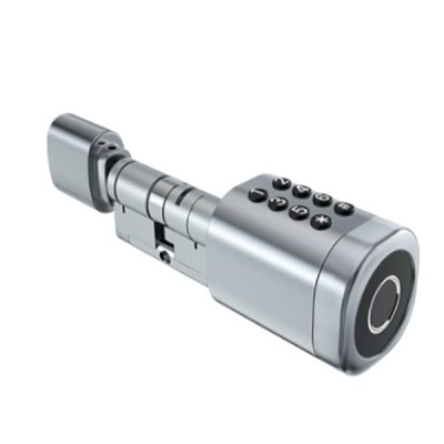 Bluetooth έξυπνος κύλινδρος με ψηφιακό πληκτρολόγιο και δαχτυλικό αποτύπωμα LILIWISE C1 V.A 65 σε ασημί χρώμα για πόρτες πάχους 70~90mm Bluetooth έξυπνος κύλινδρος με ψηφιακό πληκτρολόγιο και δαχτυλικό αποτύπωμα LILIWISE C1 V.A 65 σε ασημί χρώμα για πόρτες πάχους 70~90mm