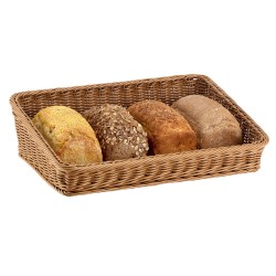 Καλάθι ψωμιού με κλίση Polyrattan 45x30cm Wenge Καλάθι ψωμιού με κλίση Polyrattan 45x30cm Wenge