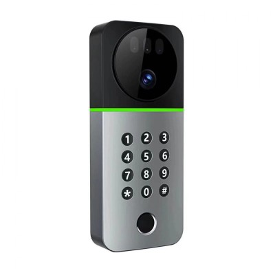 LILIWISE AC01B-CF έξυπνη κλειδαριά με TTLock, WiFi/Bluetooth, αναγνώριση προσώπου, δαχτυλικό αποτύπωμα, PIN, RFID & μηχανικό κλειδί