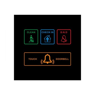 STARPRO SP-AE500 εξωτερική μονάδα ενδείξεων με φωτιζόμενο φόντο touch 86x86mm