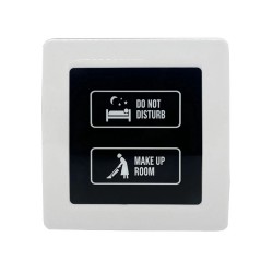 STARPRO SP-B100 εσωτερική μονάδα ενδείξεων DND/MUR αφής με φωτιζόμενο φόντο λευκό 86x86mm STARPRO SP-B100 εσωτερική μονάδα ενδείξεων DND/MUR αφής με φωτιζόμενο φόντο λευκό 86x86mm