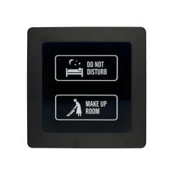 STARPRO SP-B100 εσωτερική μονάδα ενδείξεων DND/MUR αφής με φωτιζόμενο φόντο μαύρο 86x86mm STARPRO SP-B100 εσωτερική μονάδα ενδείξεων DND/MUR αφής με φωτιζόμενο φόντο μαύρο 86x86mm