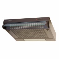 Ελεύθερος απορροφητήρας απλός CATA F-2260 καφέ μήκους 60cm με ισχύ 600m3/h