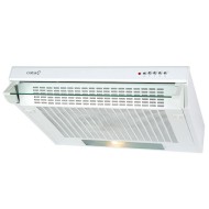 Ελεύθερος απορροφητήρας απλός CATA F-2260 λευκός μήκους 60cm με ισχύ 600m3/h