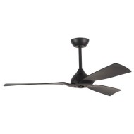 Ανεμιστήρας οροφής 35W αδιάβροχος  IP44 μαύρος  3 φτερωτές με κοντρόλ Φ132 DC και χρονοδιακόπτη