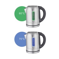 Ηλεκτρικός βραστήρας INOX 1.7L 1850-2200W 220-240V με λυχνία ένδειξης λειτουργίας και προστασία υπερθέρμανσης
