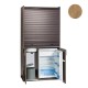 Πολυκουζίνα mini kitchen 105cm απόχρωση δρυς sychro για ξενώνες, γραφεία & φοιτητικά studio