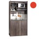 Πολυκουζίνα mini kitchen 105cm απόχρωση κόκκινη για ξενώνες, γραφεία & φοιτητικά studio