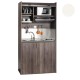 Πολυκουζίνα mini kitchen 105cm απόχρωση λευκή για ξενώνες, γραφεία & φοιτητικά studio