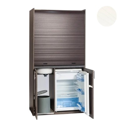 Πολυκουζίνα mini kitchen 105cm απόχρωση λευκή για ξενώνες, γραφεία & φοιτητικά studio Πολυκουζίνα mini kitchen 105cm απόχρωση λευκή για ξενώνες, γραφεία & φοιτητικά studio