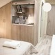 Πολυκουζίνα mini kitchen 105cm απόχρωση λευκή για ξενώνες, γραφεία & φοιτητικά studio